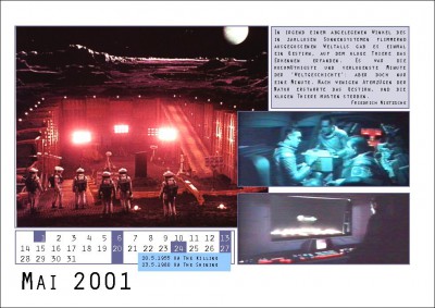Kalender 2001: Odyssee im Weltraum  zanjero.de