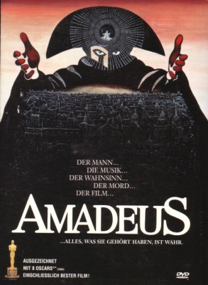 Cover »Amadeus«, 1984, Regie: Milos Forman