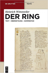 Cover: Heinrich Wittenwiler „Der Ring“, Übersetzung von Werner Röcke