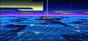 Screenshot „Tron“: Digitale Landschaften