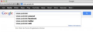 Nein, Lukas Podolski ist nicht schwul – Google muss es ja wissen.