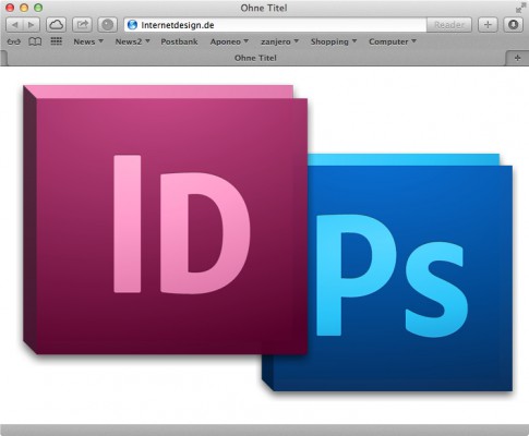 Webdesign mit InDesign ist effektiver als mit PhotoShop