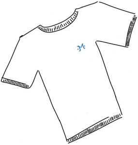 Der Kauf eines Marken-Shirts.